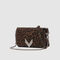 Women’s camel leopard motif suede 111 MEATPACKING bag - IKKS image number 1