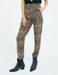 Women’s arabesque print suit trousers-1