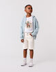Beige REGULAR-Jungenjeansbermudas-1