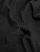 Men's black T-shirt with statue image and embroidery-6