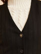 Robe-gilet noire motif rayures I.Code-5