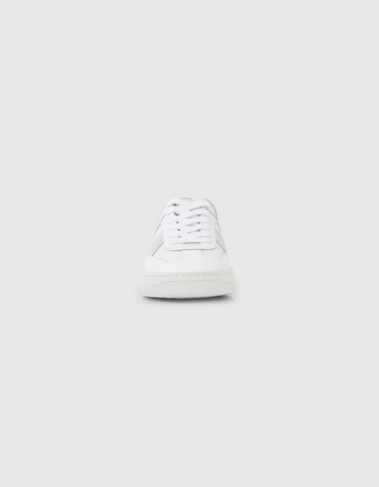 Men&rsquo;s off-white leather trainers-5
