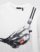 Boys’ off-white organic cotton T-shirt, waist-bag print-2