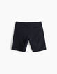 Men’s navy sweatshirt fabric sport chino Bermudas -4