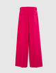 Pantalon tailleur fuchsia Femme-7