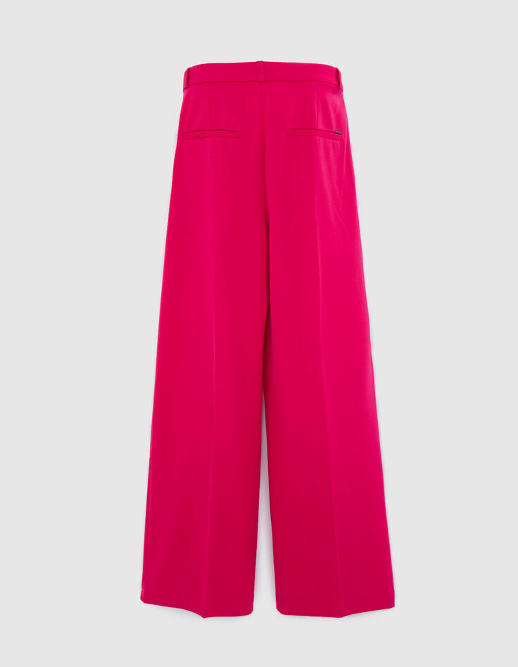 Pantalon tailleur fuchsia Femme-7