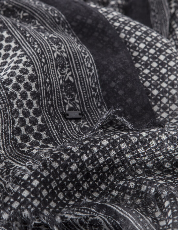 Men's printed scarf-4