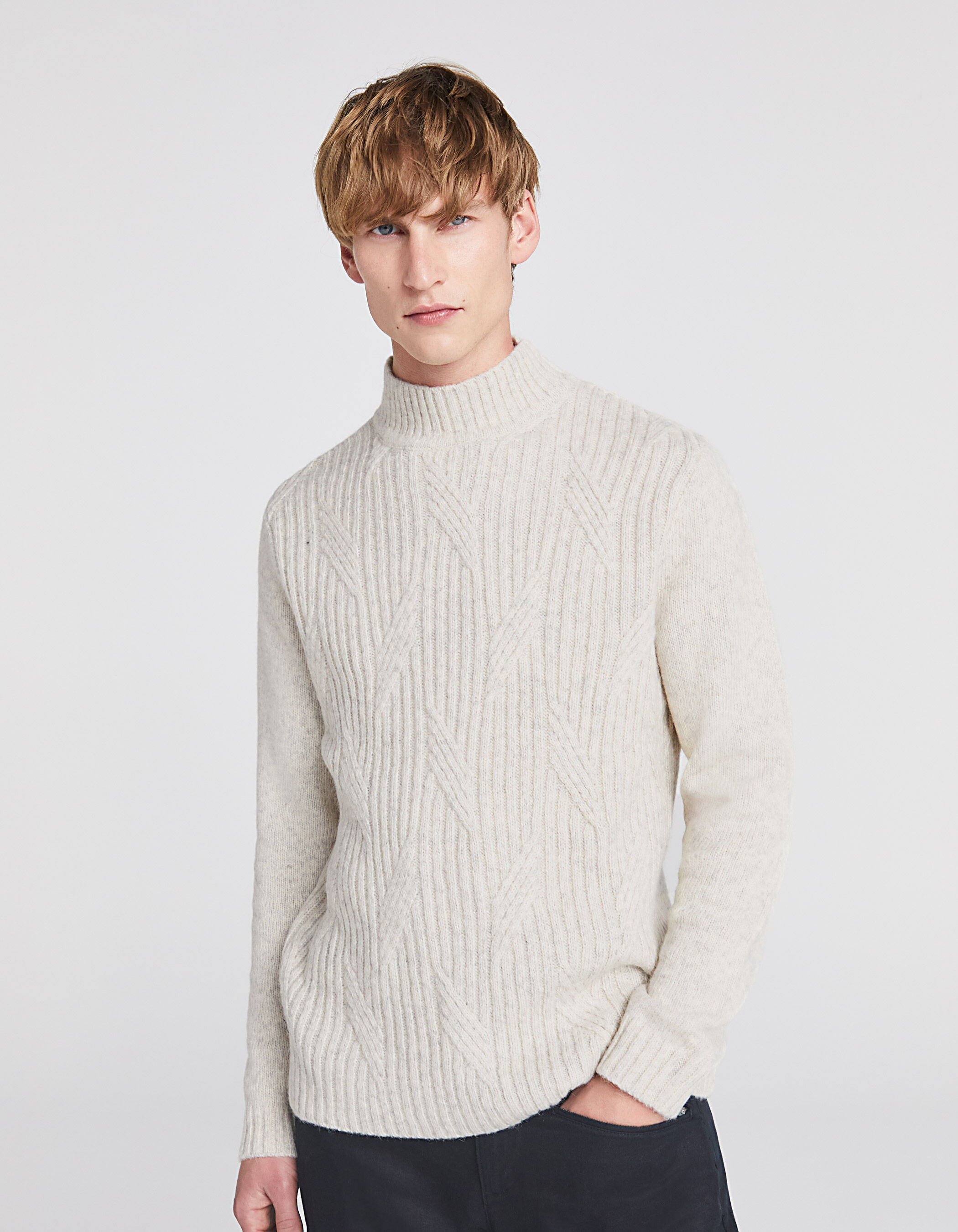 Ivory turtleneck deals mens