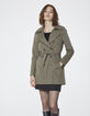 Women's short trench coat-3
