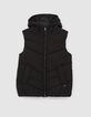 Girls&rsquo; black bodywarmer-1