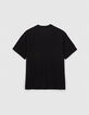 T-shirt noir print palmiers devant gar&ccedil;on-3