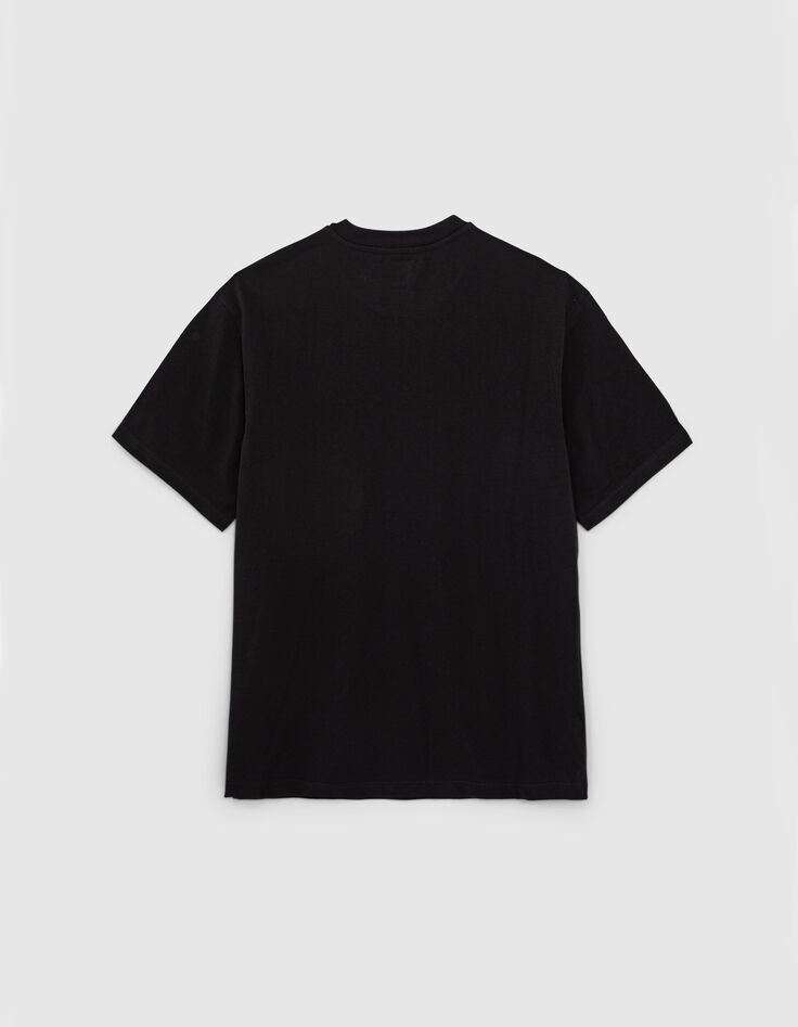 T-shirt noir print palmiers devant gar&ccedil;on-3