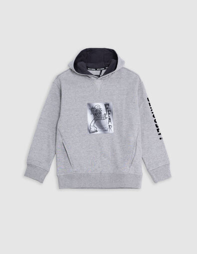 VICE-VERSA boy's visual grey lenticular sweatshirt - IKKS