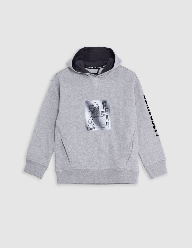 VICE-VERSA boy's visual grey lenticular sweatshirt-1
