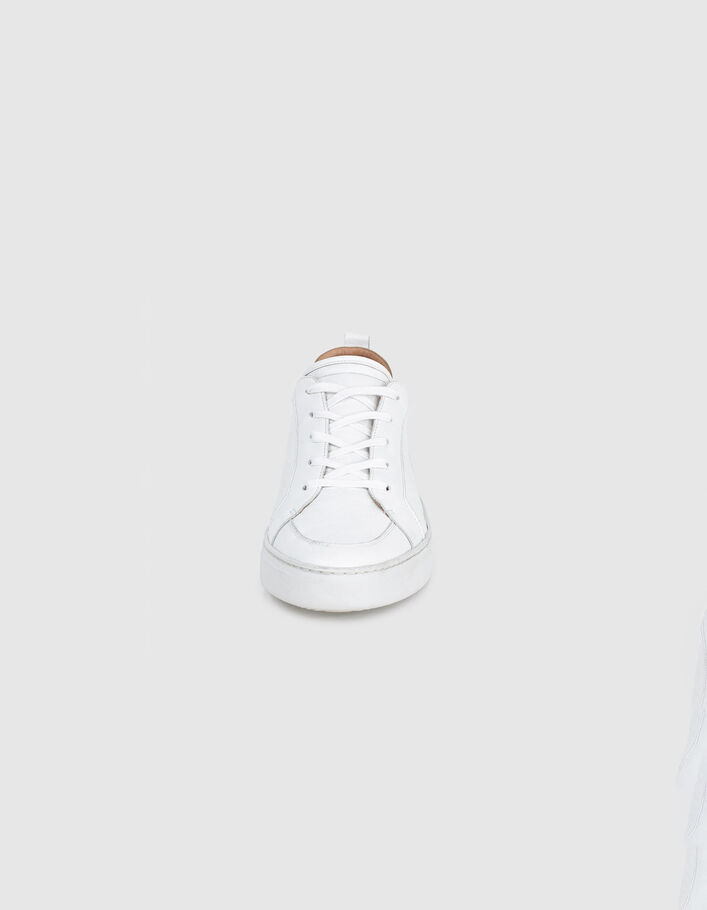 Men’s white leather trainers - IKKS