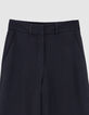 Pantalón recto de traje negro para Mujer-4
