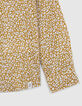 Boys' yellow shirt with floral Liberty® fabric-4