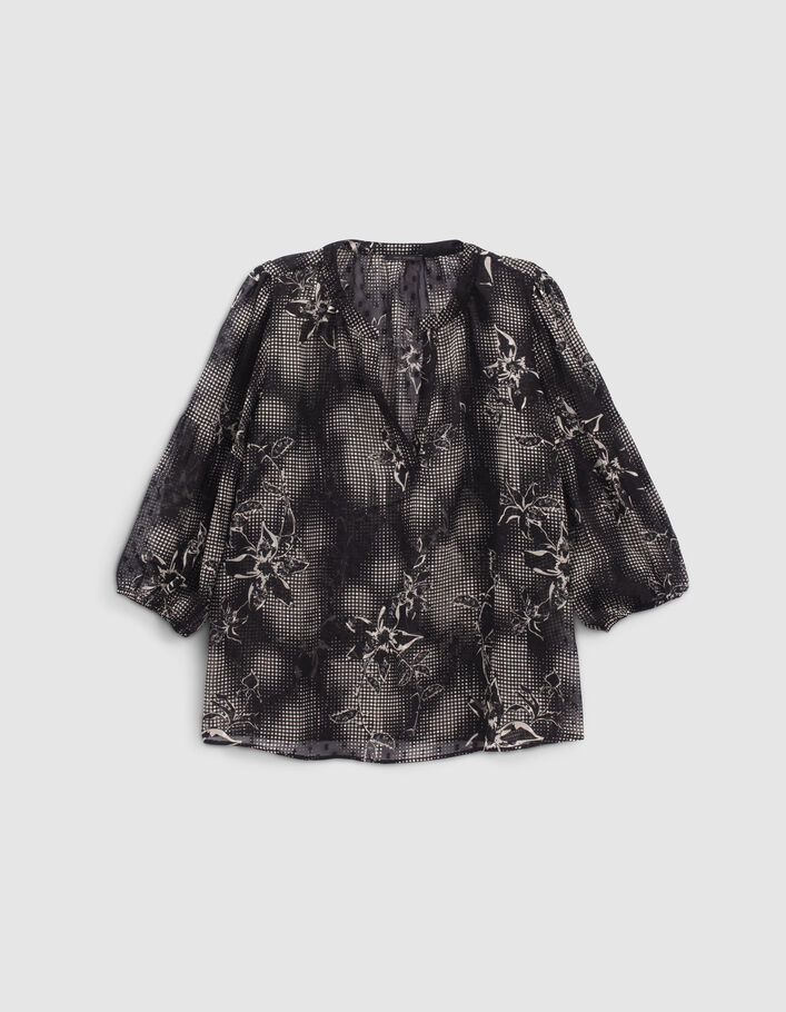 Louche Elsie-Flower-Spot Robe, Multicolore, 40 Femme
