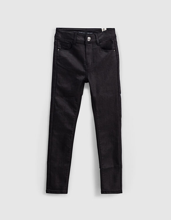 Girl S Black Coated Skinny Jeans Girl S Black Coated Skinny Jeans, How To Wear Black Coated Skinny Jeans