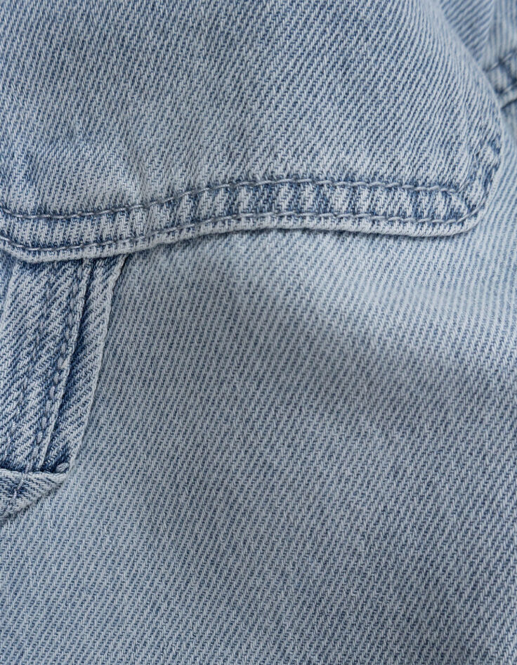 Charpentier spirit blue denim Bermuda shorts for boy-7