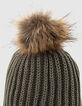 Bonnet bronze tricot côtelé effet délavé garçon -5