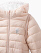 Girls’ pink Essential recycled light padded jacket -5