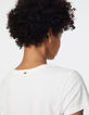 Women’s white acid wash treatment organic cotton T-shirt-5