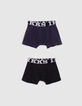 Boxers navy en zwarte strepen jongens-2