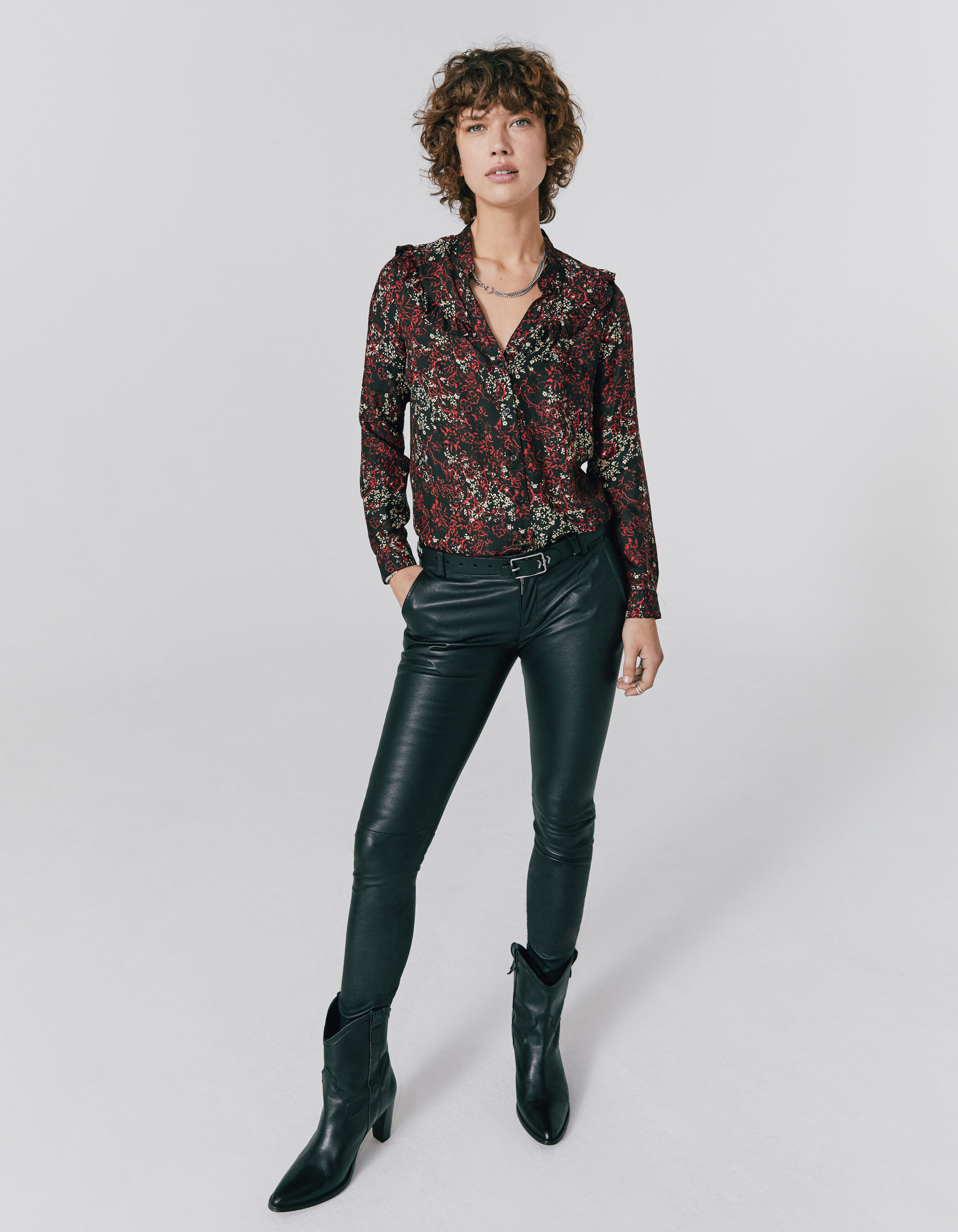 Pull Femme Tricot Vintage - Imprimé Floral Bohème - Manches Longues - Grandes Tailles - Chaud Pour L'automne/hiver