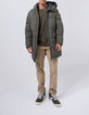 Men’s khaki cotton round neck t-shirt-4