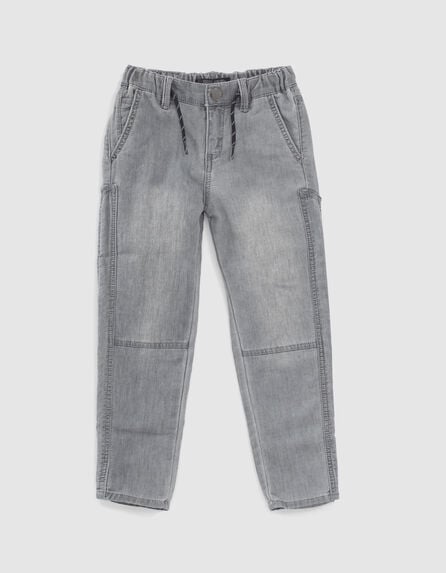 Boys’ grey stone jogger jeans