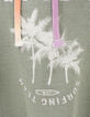 Sudadera verde cropped cordones tie&dye-5