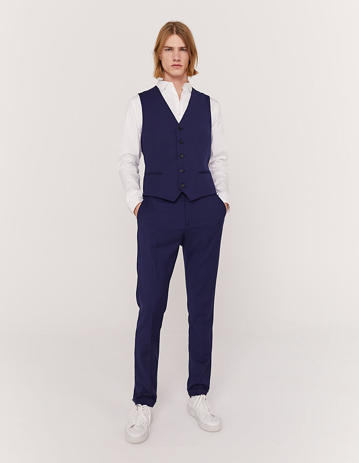 Kostuumgilet indigo Heren-1