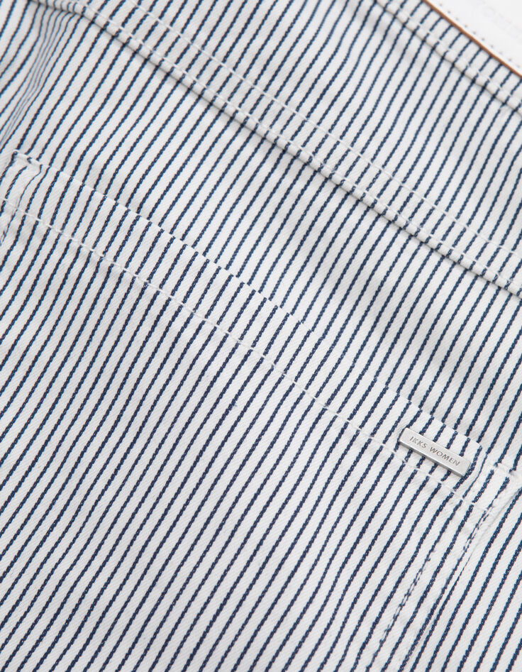 Shorts vaqueros waterless blancos rayas azules-9 Shorts vaqueros waterless blancos rayas azules-9