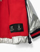 Blouson teddy argent, doublé polaire bébé fille-6