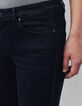 Blaue Sculpt-up-Damenjeans im Slim-Fit mit Strass-4