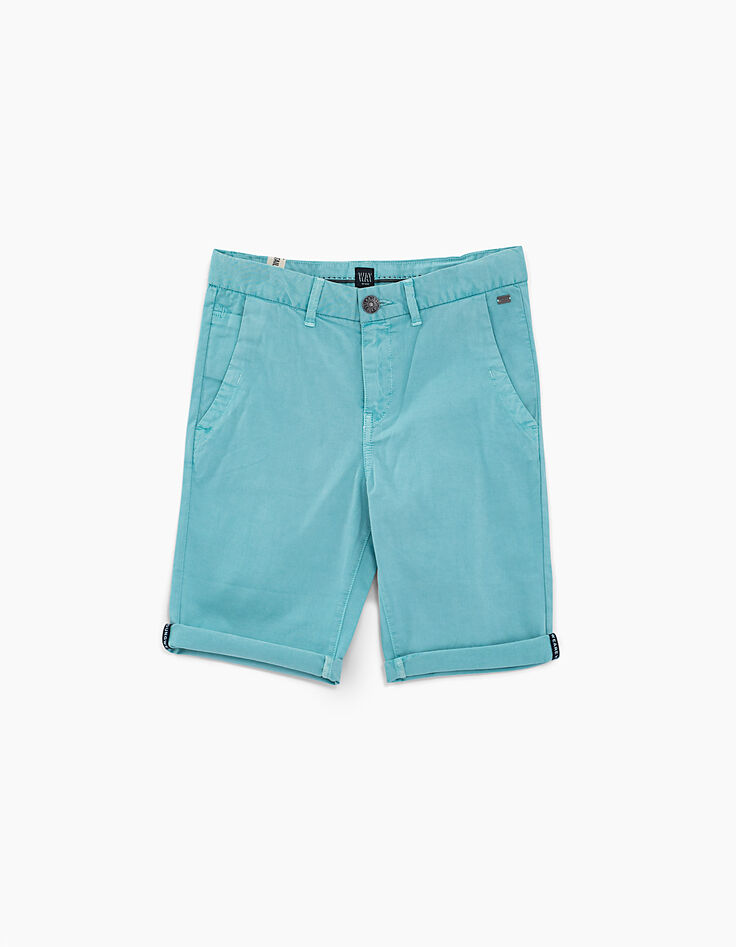 Bermudas turquesa claro forma chino ni&ntilde;o -1