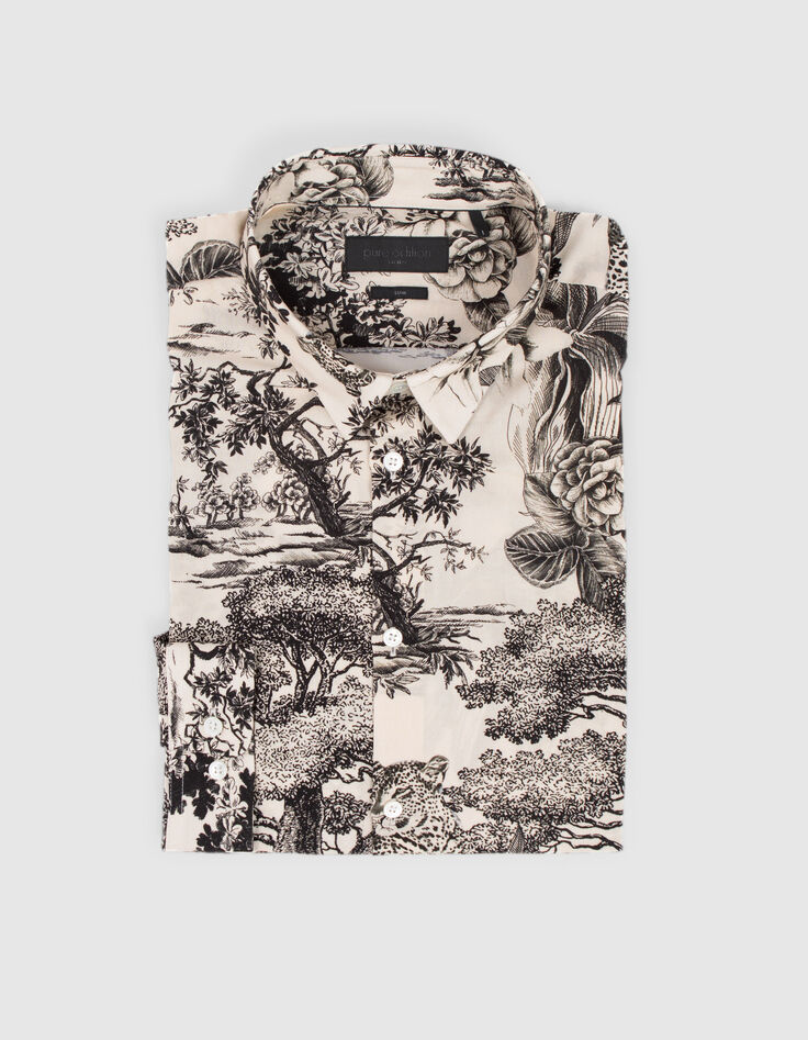 Pure Edition - Camisa LENZING&trade; ECOVERO&trade; toile Jouy hombre-4