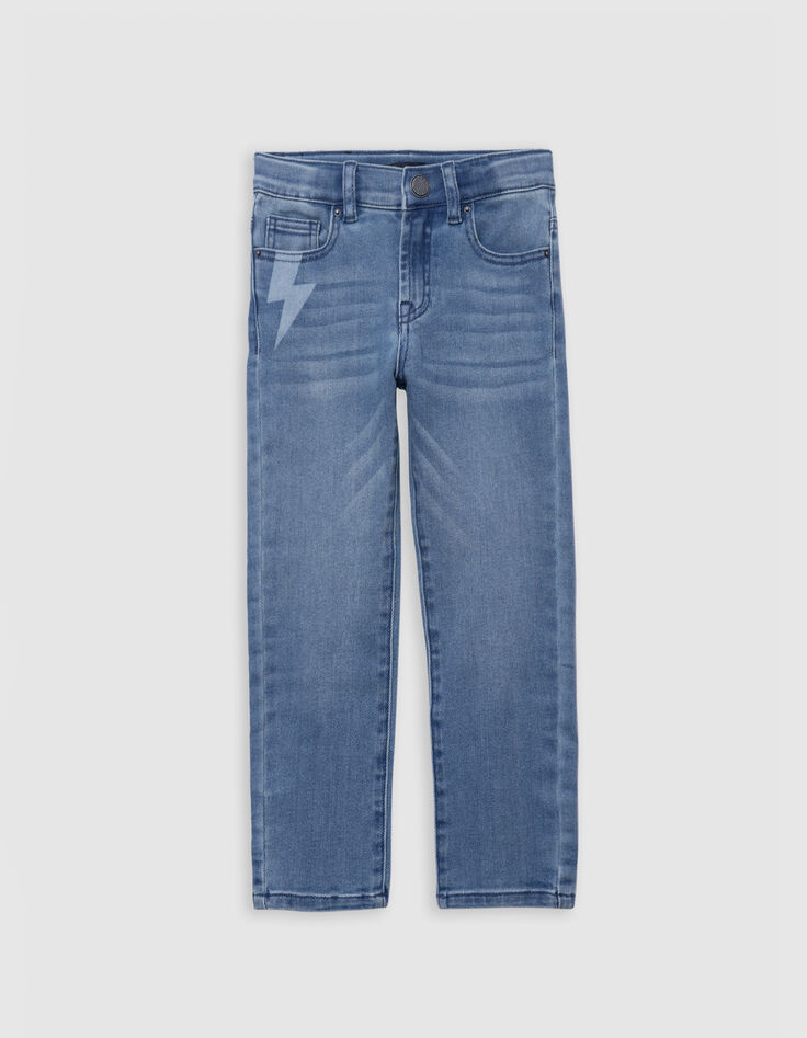 Vaqueros STRAIGHT azul waterless niño-4