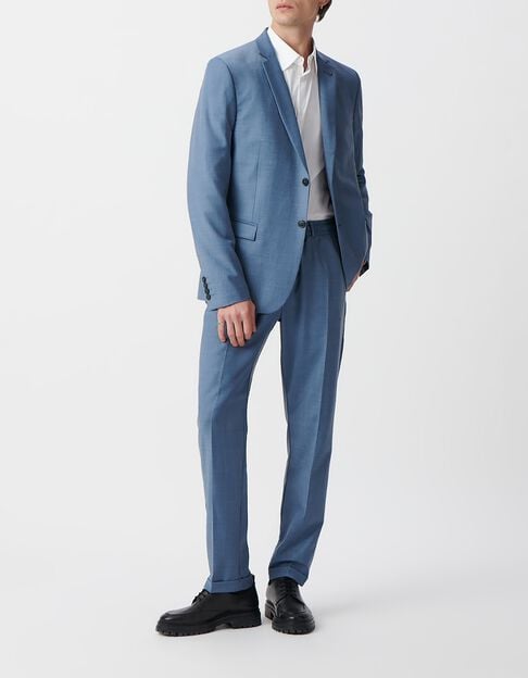 TRAVEL SUIT-Herrenanzugjogpant, horizontblau - IKKS