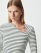 Women’s long-sleeved sailor T-shirt with asymmetric neck-4