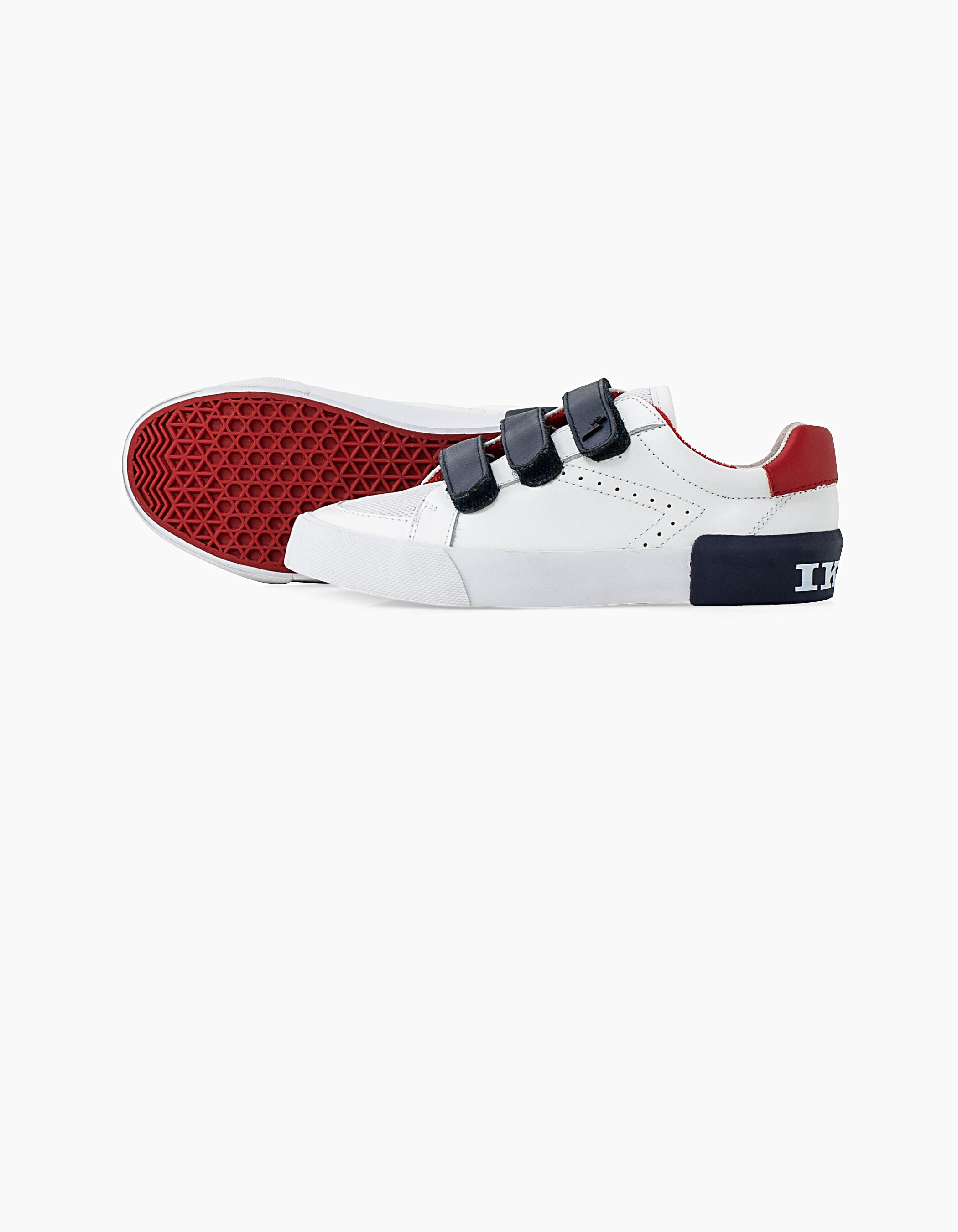Boys white velcro trainers on sale