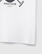 Gebroken wit T-shirt geborduurd embleem IKKS jongens-4
