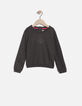 Girls' cotton fleece sweatshirt-1