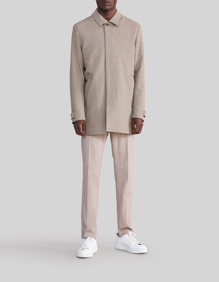 Trench vison motif carreaux Homme-8