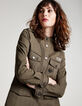 Parka saharienne broderies bijoux femme-1