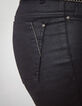 JEGGING noir glossy taille basse femme-7