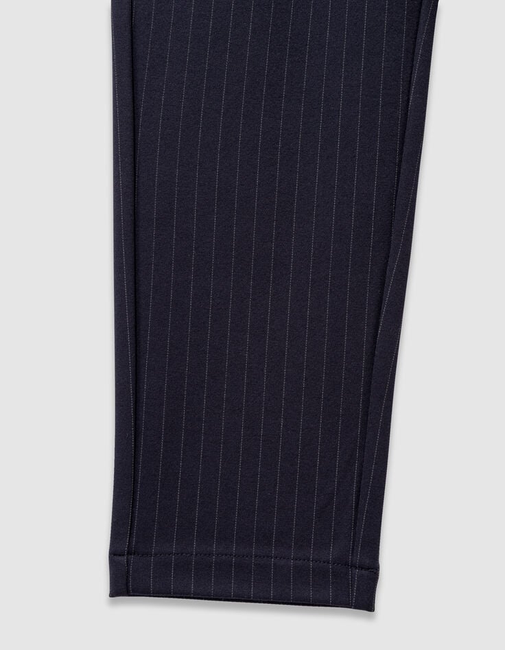 Pantalón jogger loose azul marino rayas tenis niño-7 Pantalón jogger loose azul marino rayas tenis niño-7