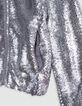 Bomber silver sequins brodés fille-8