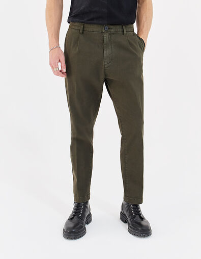 Pantalon chino CROPPED bronze Homme - IKKS